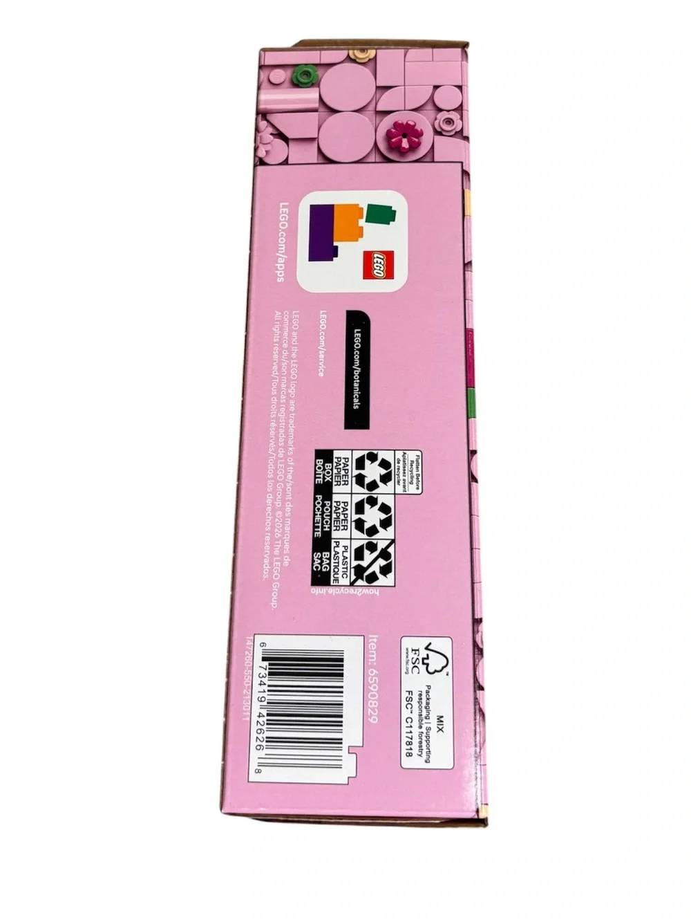 Lego Botanicals Floral Picture Frame Set (#40916)